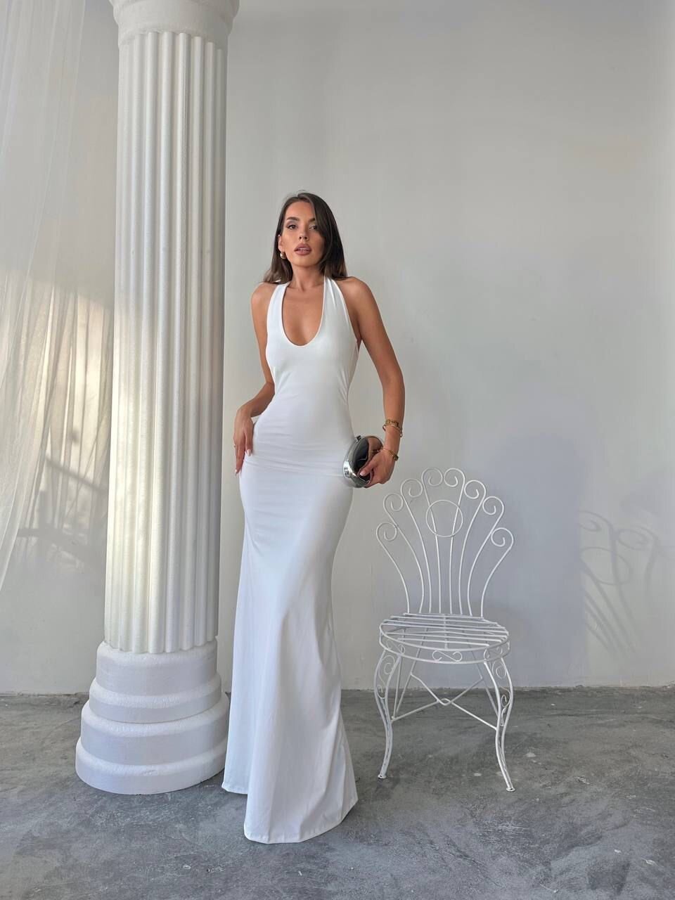 Picture of Maxi halter elbise