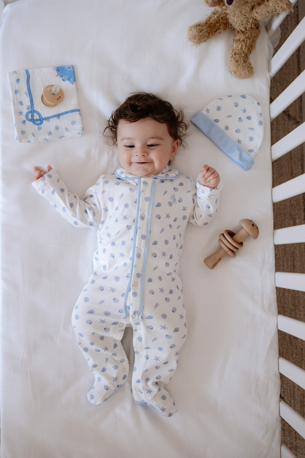 Picture of 3'Lü Yenidoğan Seti - Deniz Kabukları