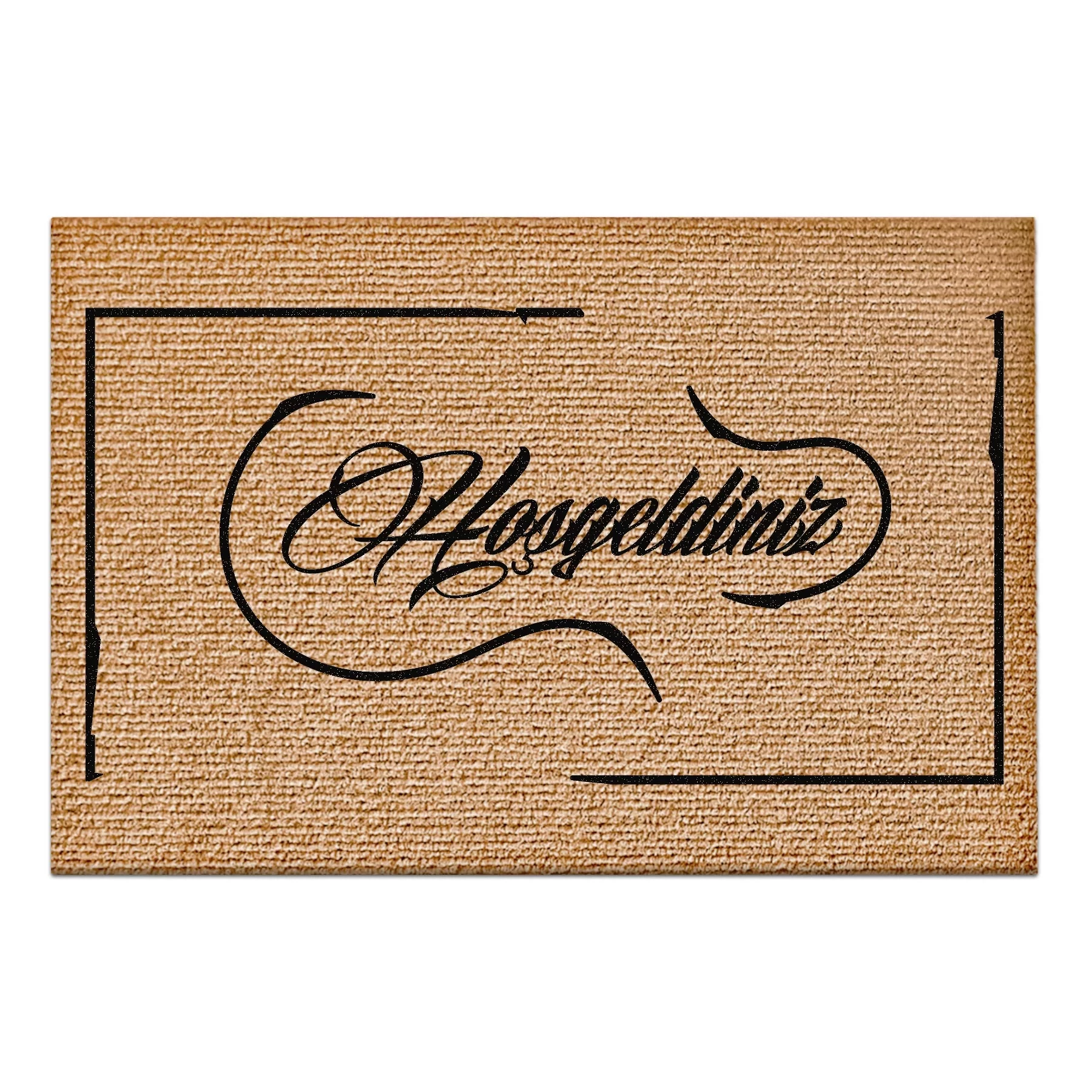 Picture of Decovetro Hoşgeldiniz Desenli Kapı Önü Halı Paspas 40 x 60 Cm