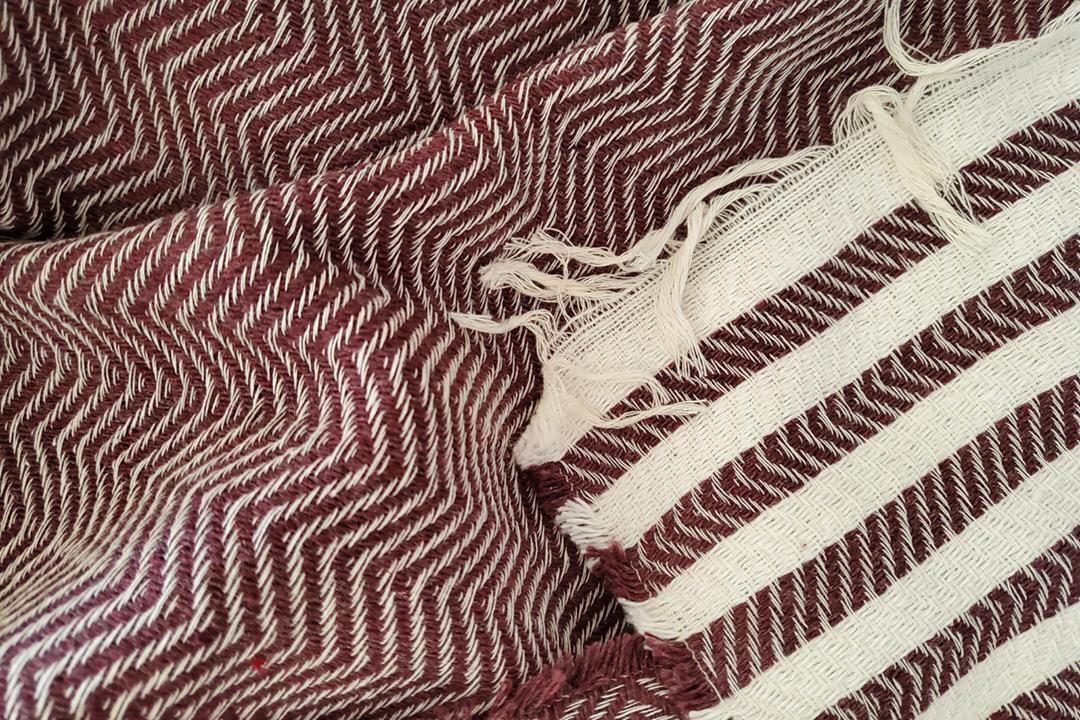 Picture of Aksu Summer Line Çok Amaçlı Örtü Pike Koltuk Örtüsü 170x220 Bordo