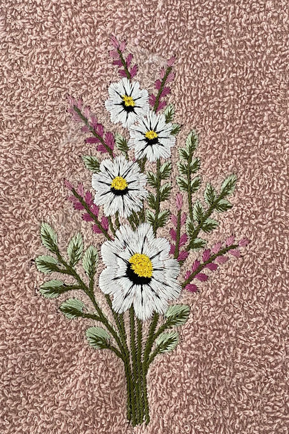 Picture of Daisy Flosh Nakışlı 6 lı El Yüz Havlu Takımı