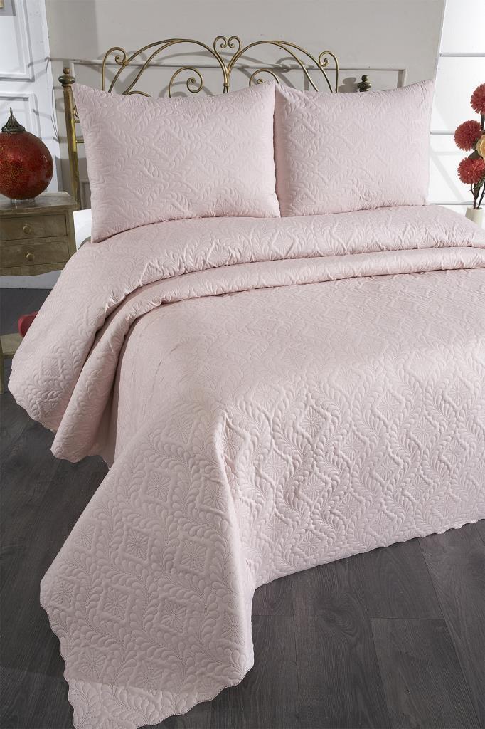 Picture of Ultrasonik Kapitoneli Elite Çift Kişilik Yatak Örtüsü Pudra