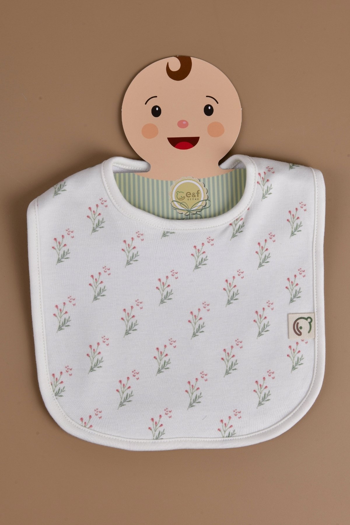 Picture of Kız Bebek 3'lü Sıvı Geçirmez Mama Önlüğü Seti