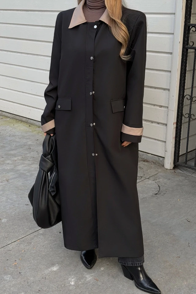 Picture of Black Aldabella Trench Coat