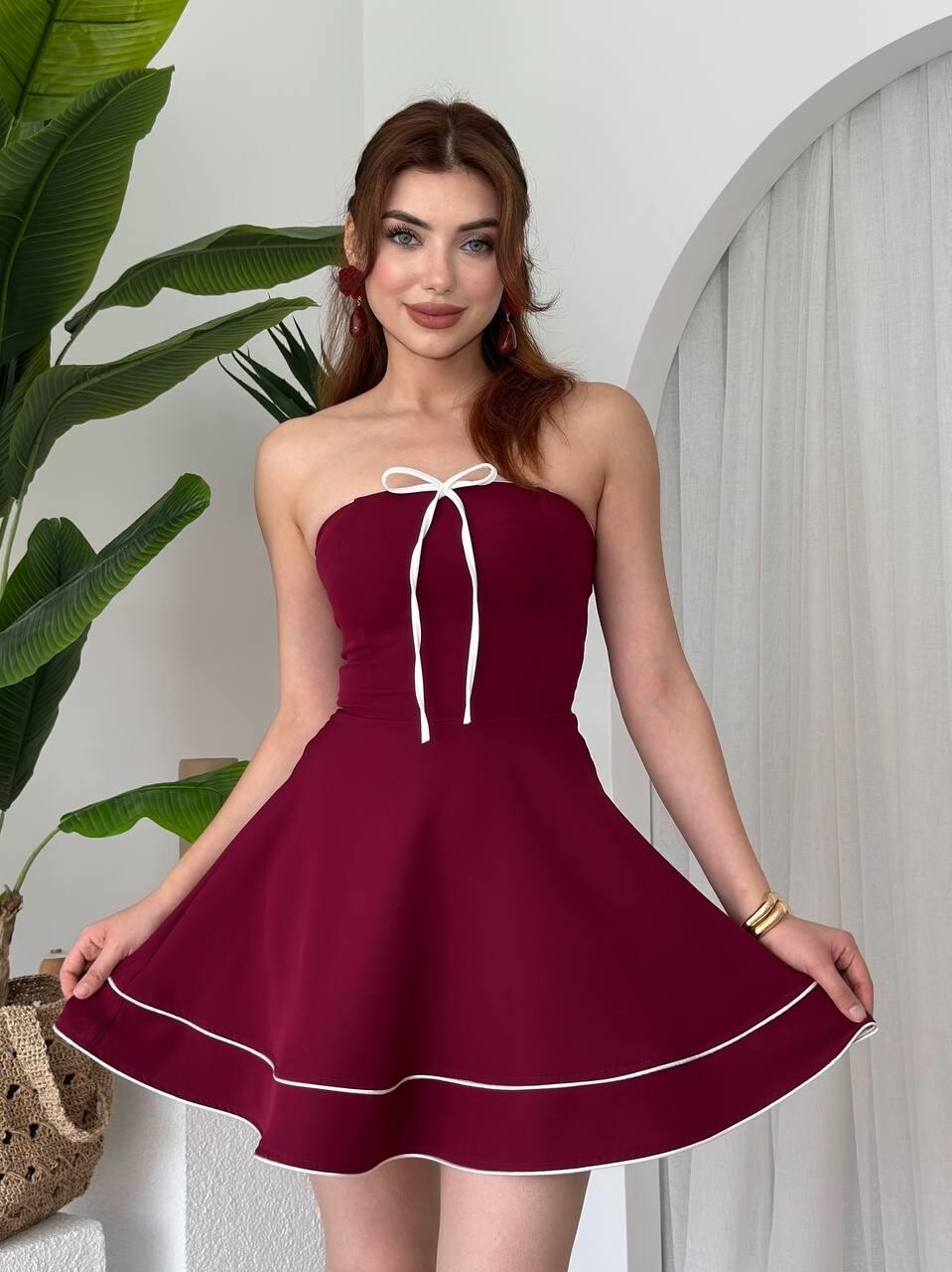 Picture of Yuna Straplez Elbise