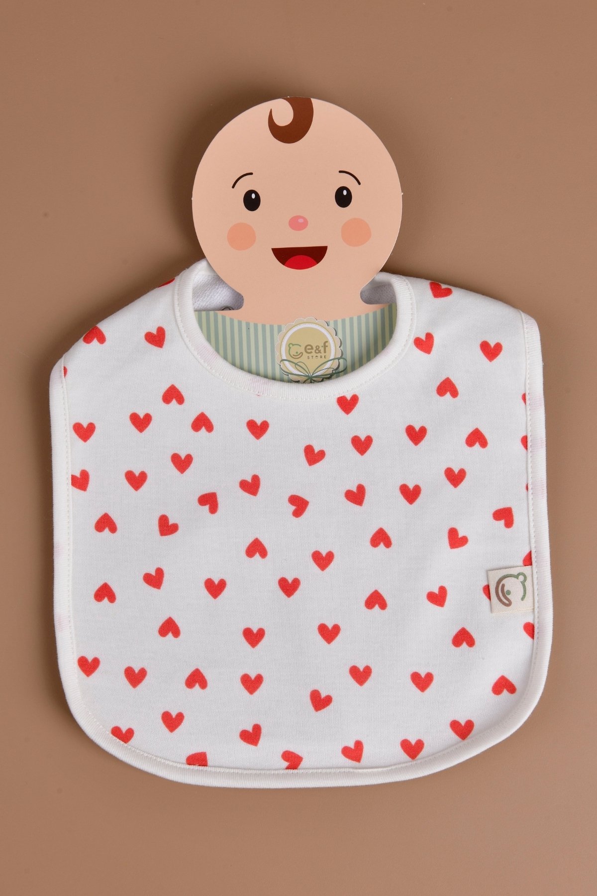 Picture of Kız Bebek 3'lü Sıvı Geçirmez Mama Önlüğü Seti