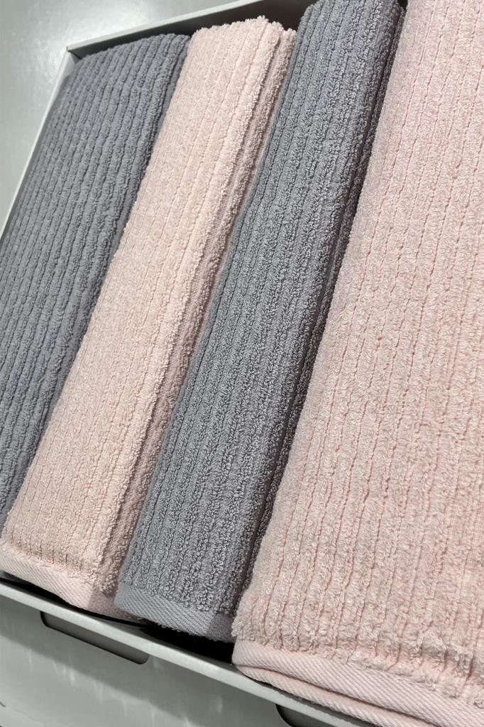 Picture of Ekol Hamam Takımı 4 Parça Gri - Pudra