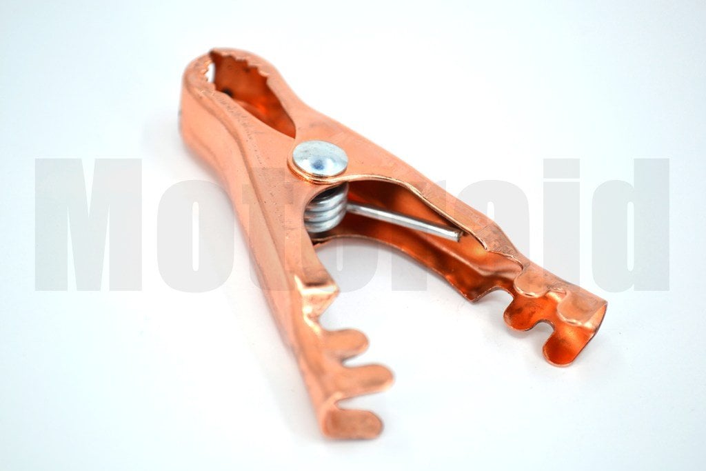 Picture of 1 Takım Mini Küçük Akü Takviye Pensesi Maşası Bakır Kaplama 2 Artı 2 Eksi Set