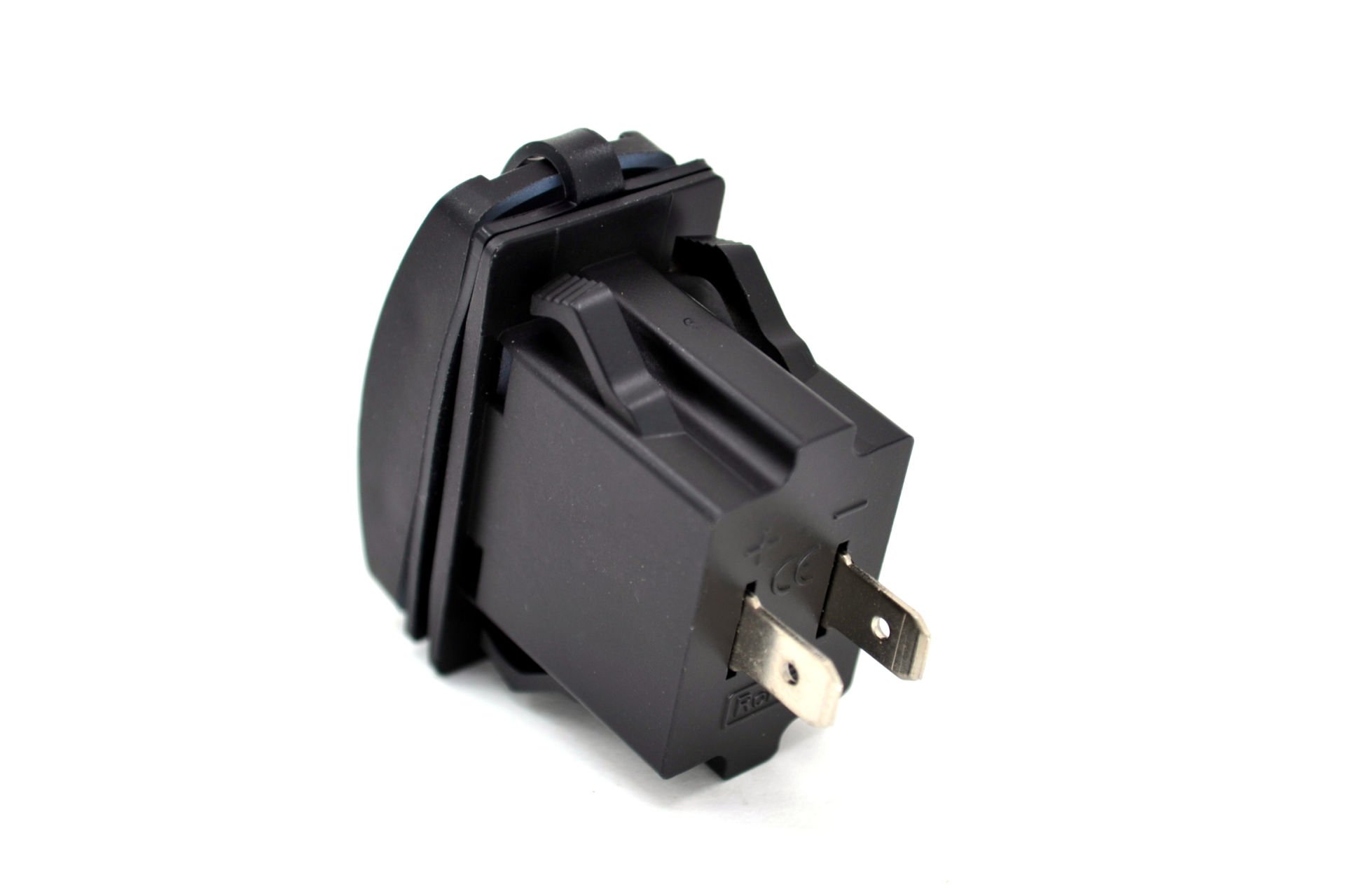 Picture of 12V 24V DC USB 3,1A Şarj Port Dikdörtgen Kırmızı Işık MT-SK51