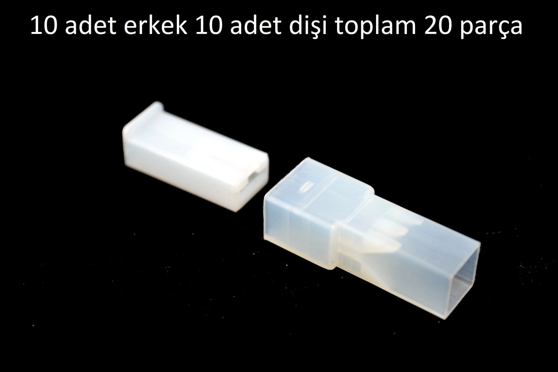 Picture of 10 Takım 1 Terminal Konnektör Kılıf 6,3 Erkek Ve Dişi Fiş İçin