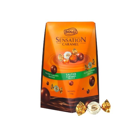 Picture of SALTED CARAMEL FILLED MILK CHOCOLATE SENSATION 150g