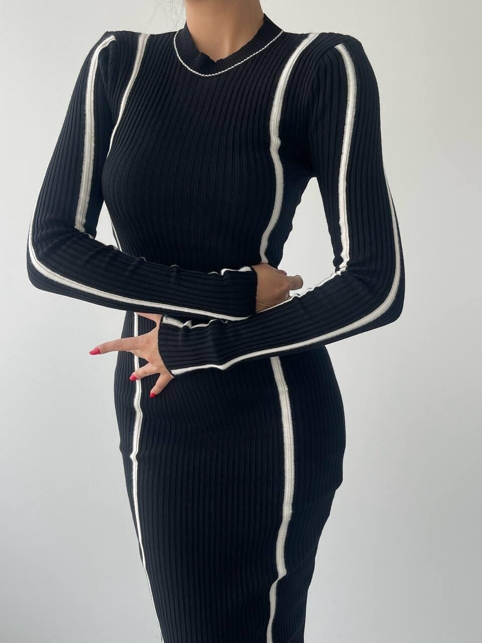 Picture of Ribbon Triko Elbise