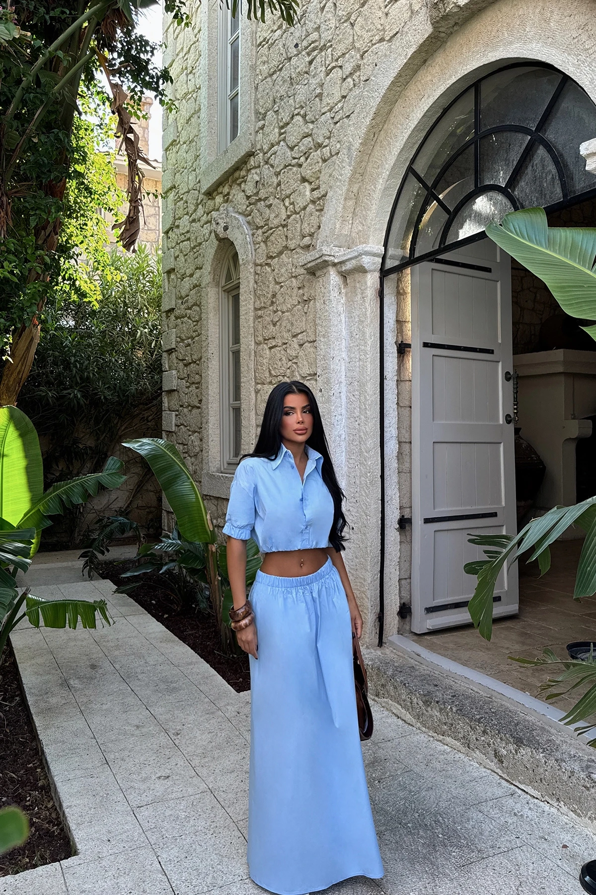 Picture of Blue Skirt Suit