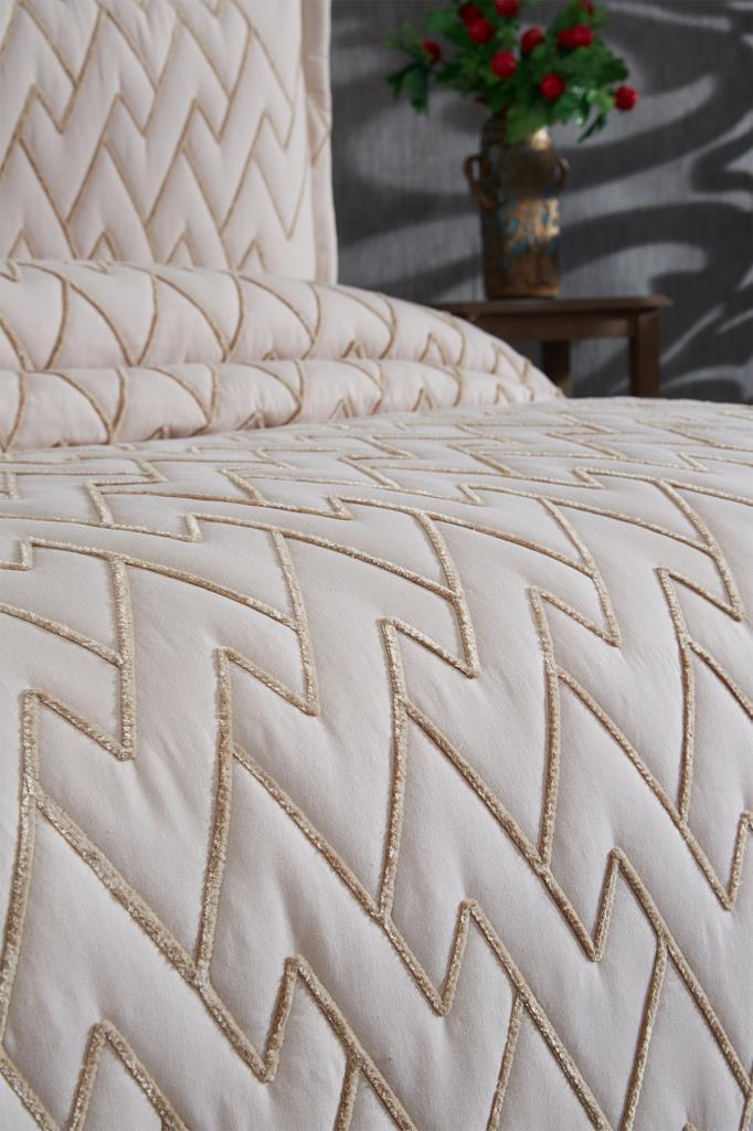 Picture of Maria Kapitoneli Çift Kişilik Yatak Örtüsü 230x240 Bej