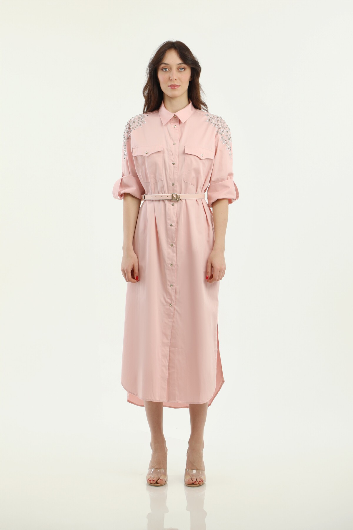 Picture of ELBİSE UZUN POPLİN