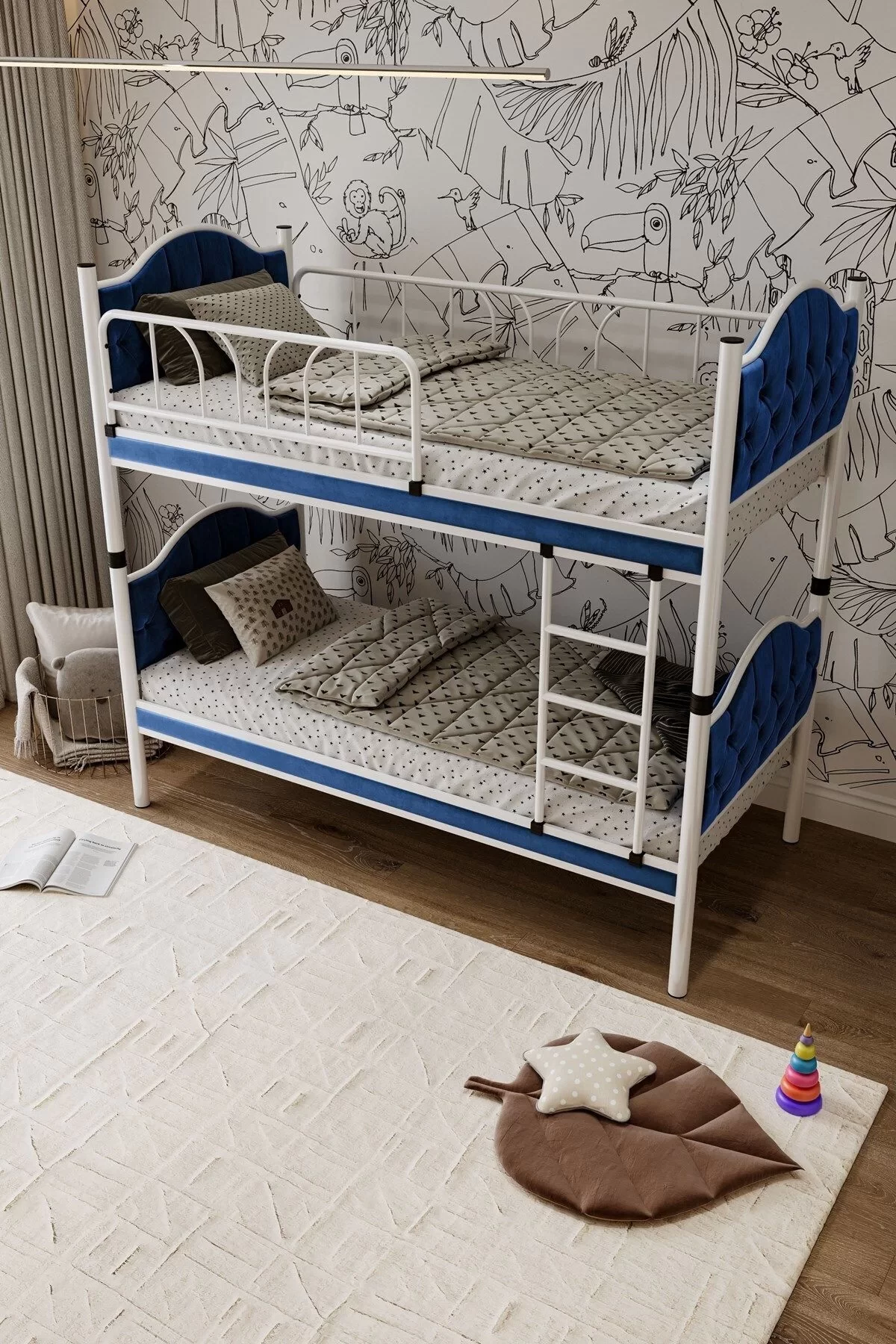 Picture of Melis Çift Katlı Metal Ranza Ve Karyola 90x200