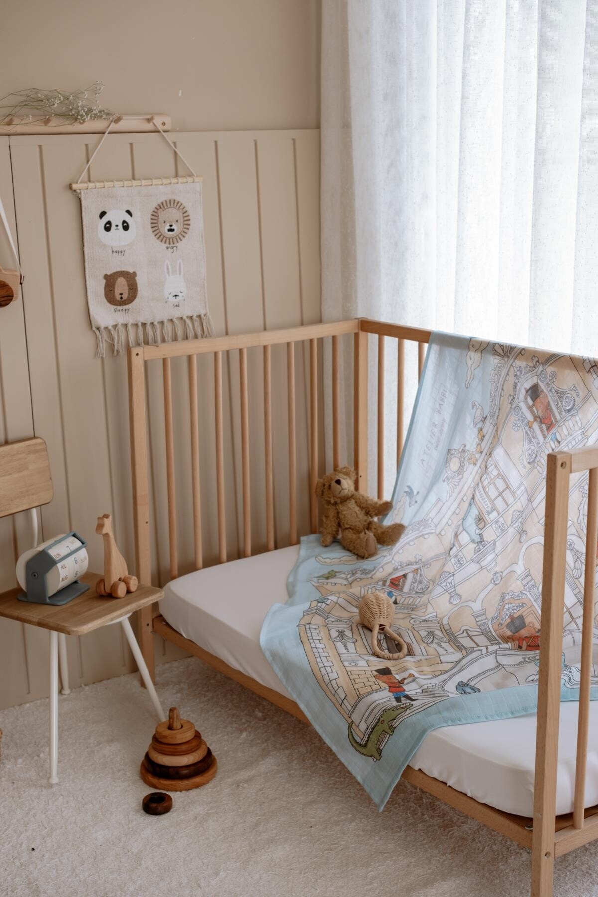 Picture of Çift Katlı Müslin Bebek Örtüsü - Küçüksu Kasrı