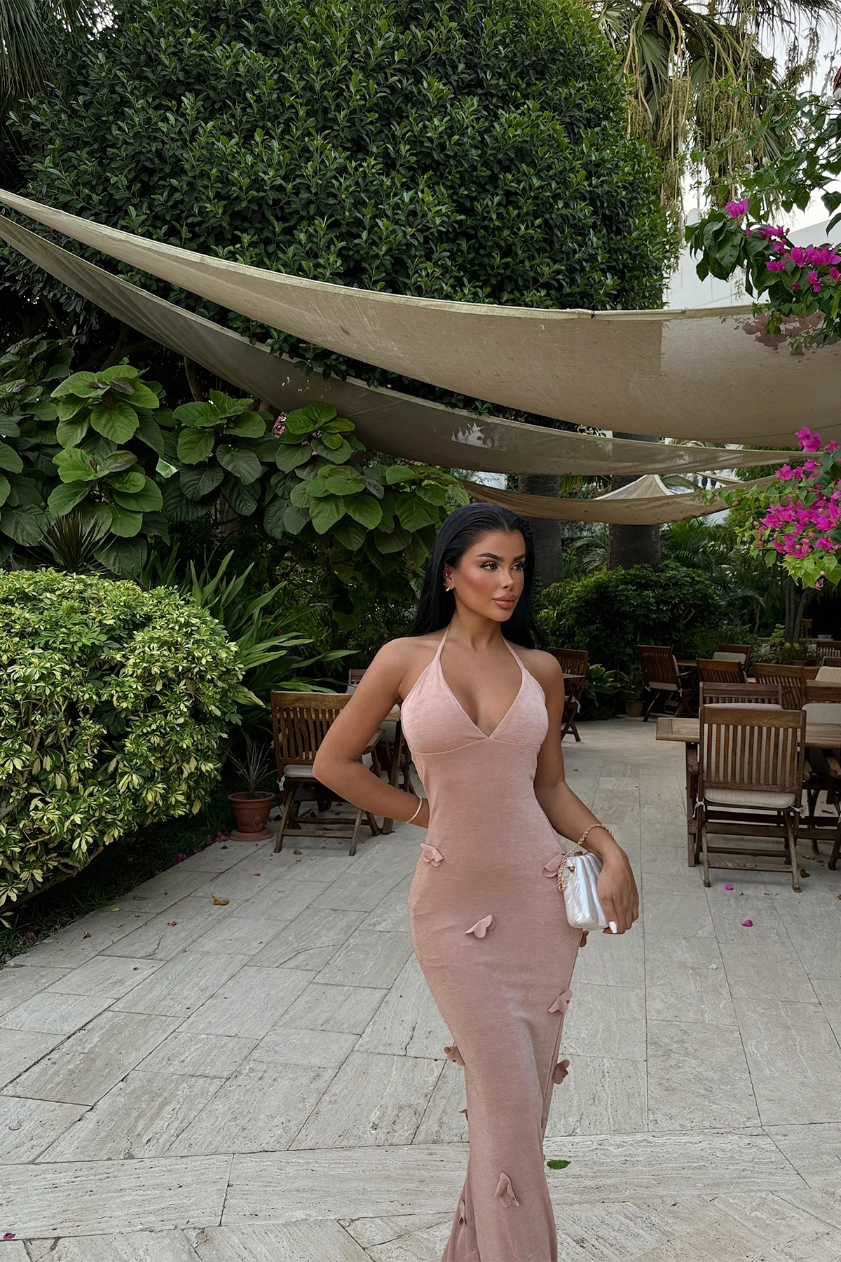 Picture of Beige Strap Long Dress