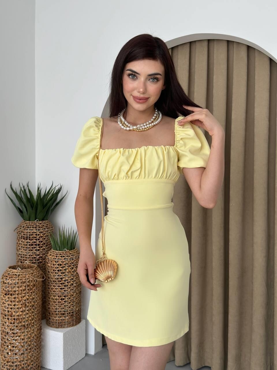 Picture of Hessen Sırt Dekolteli Elbise