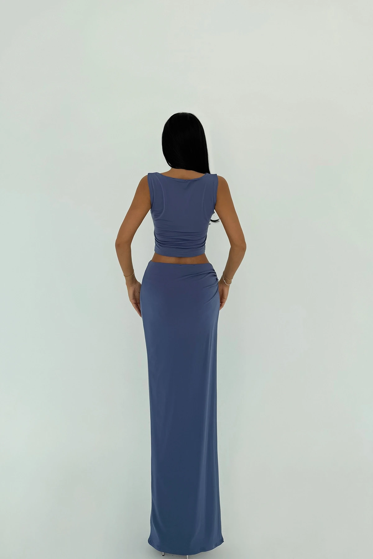 Picture of Indigo Skirt Suit