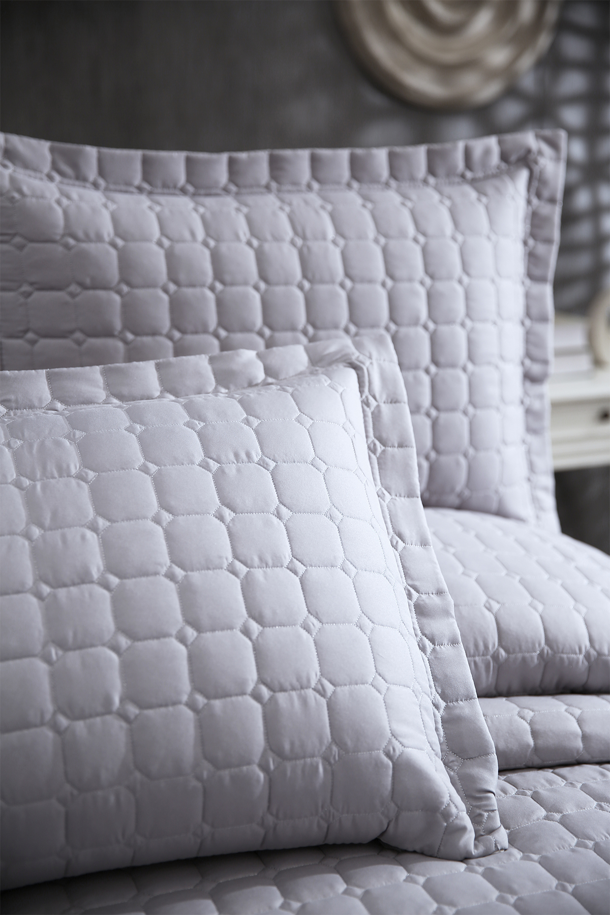 Picture of Estiva Çift Kişilik Yatak Örtüsü Gri