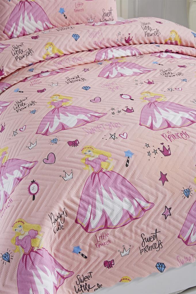 Picture of Ultrasonik Kapitoneli Tatlı Prenses Tek Kişilik Yatak Örtüsü