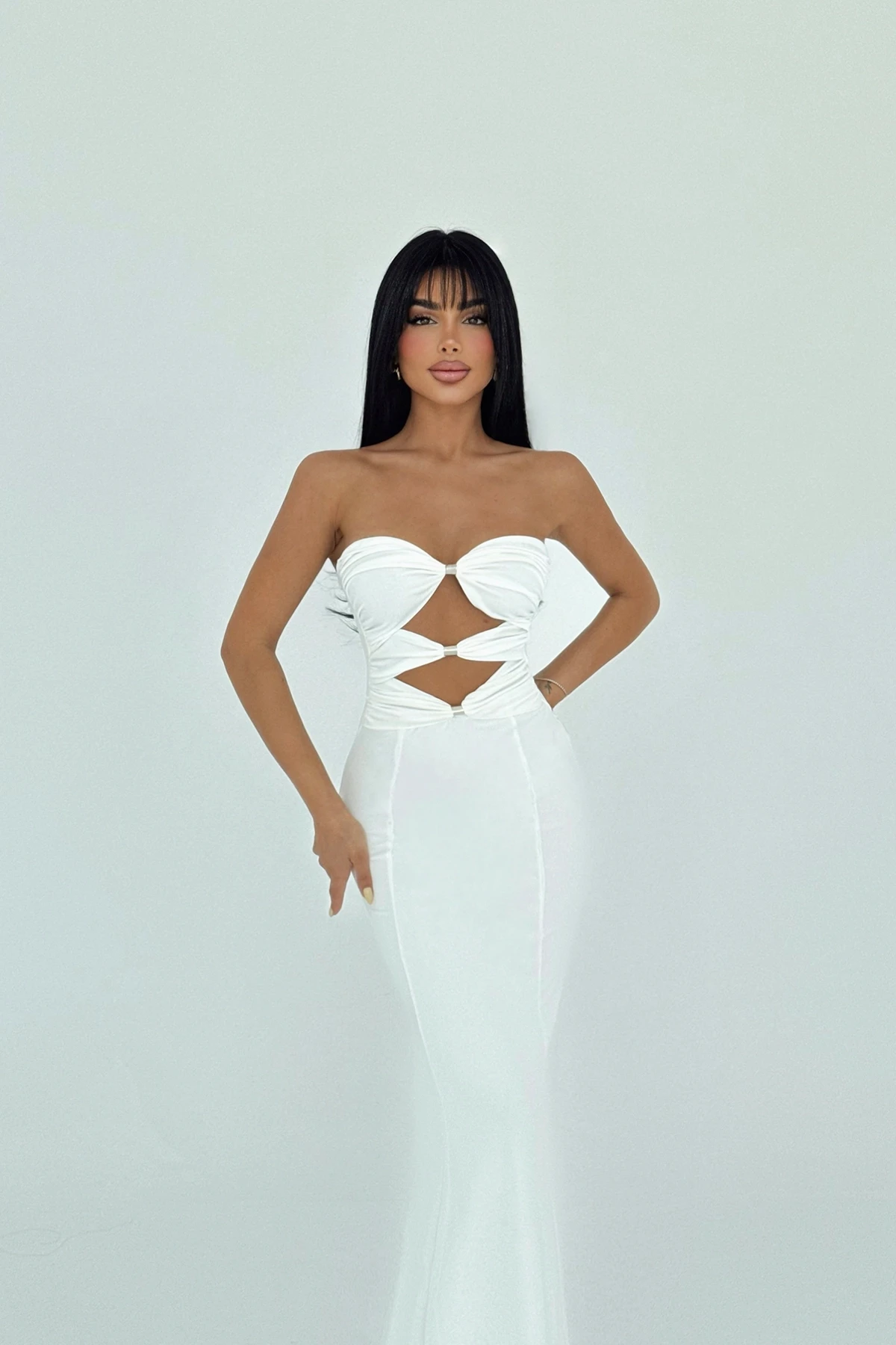Picture of White Kenley Maxi Dress