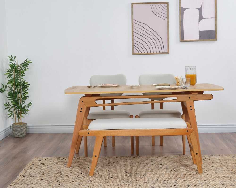 Picture of Pera 2 Sandalye 1 Bench 1 Masa (90x180)
