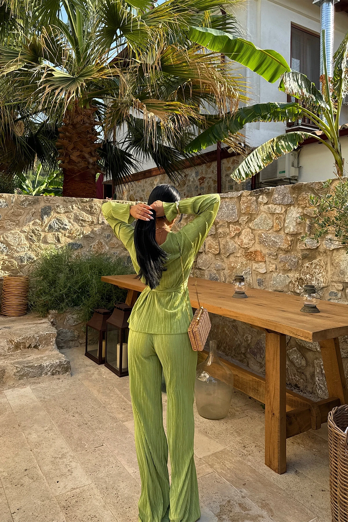 Picture of Oil Green Valerie Suit