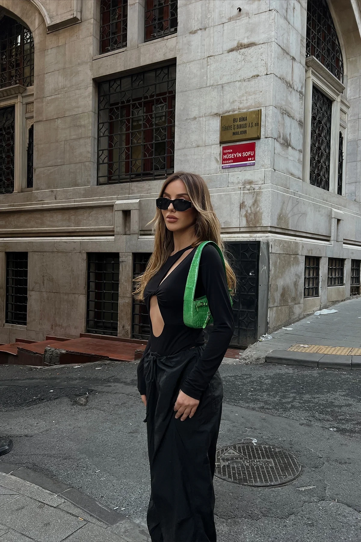 Picture of Black Window Detail Bodysuit