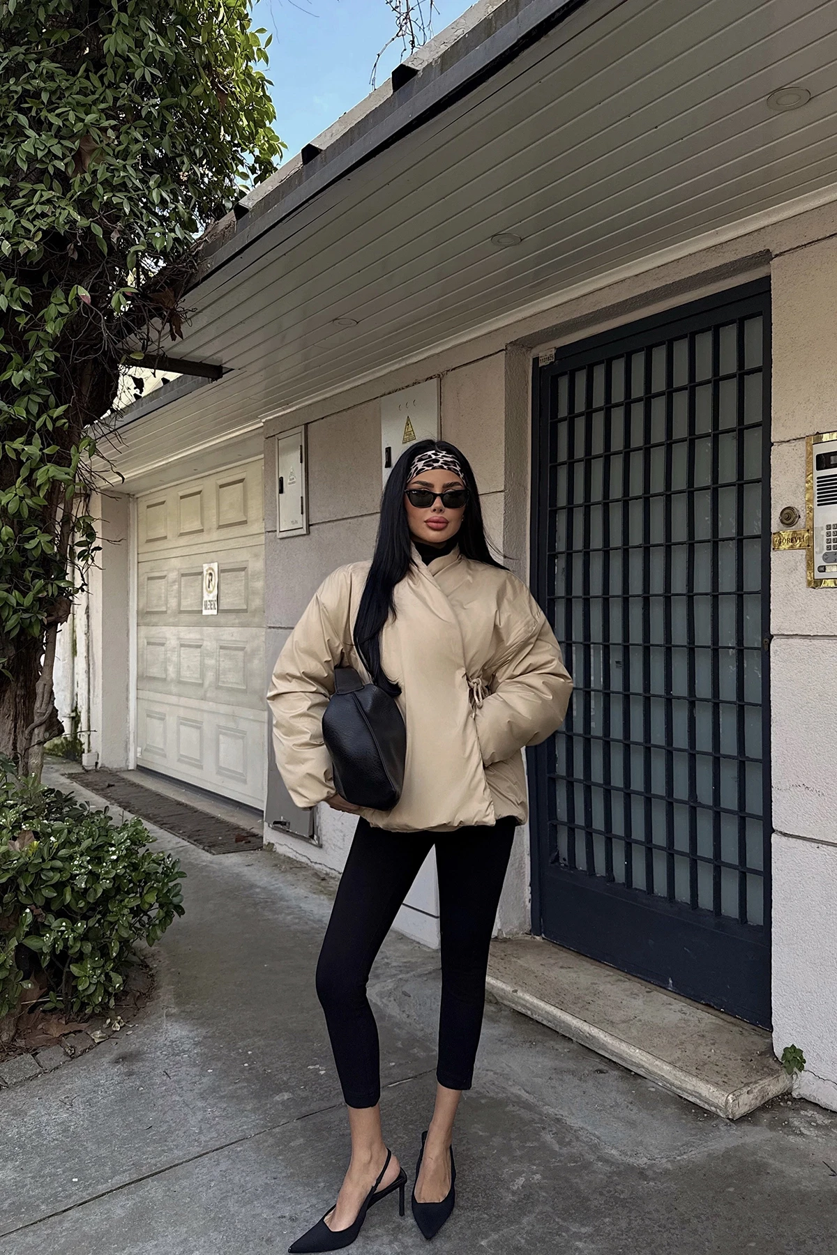 Picture of Cream Chleo Puffer Jacket