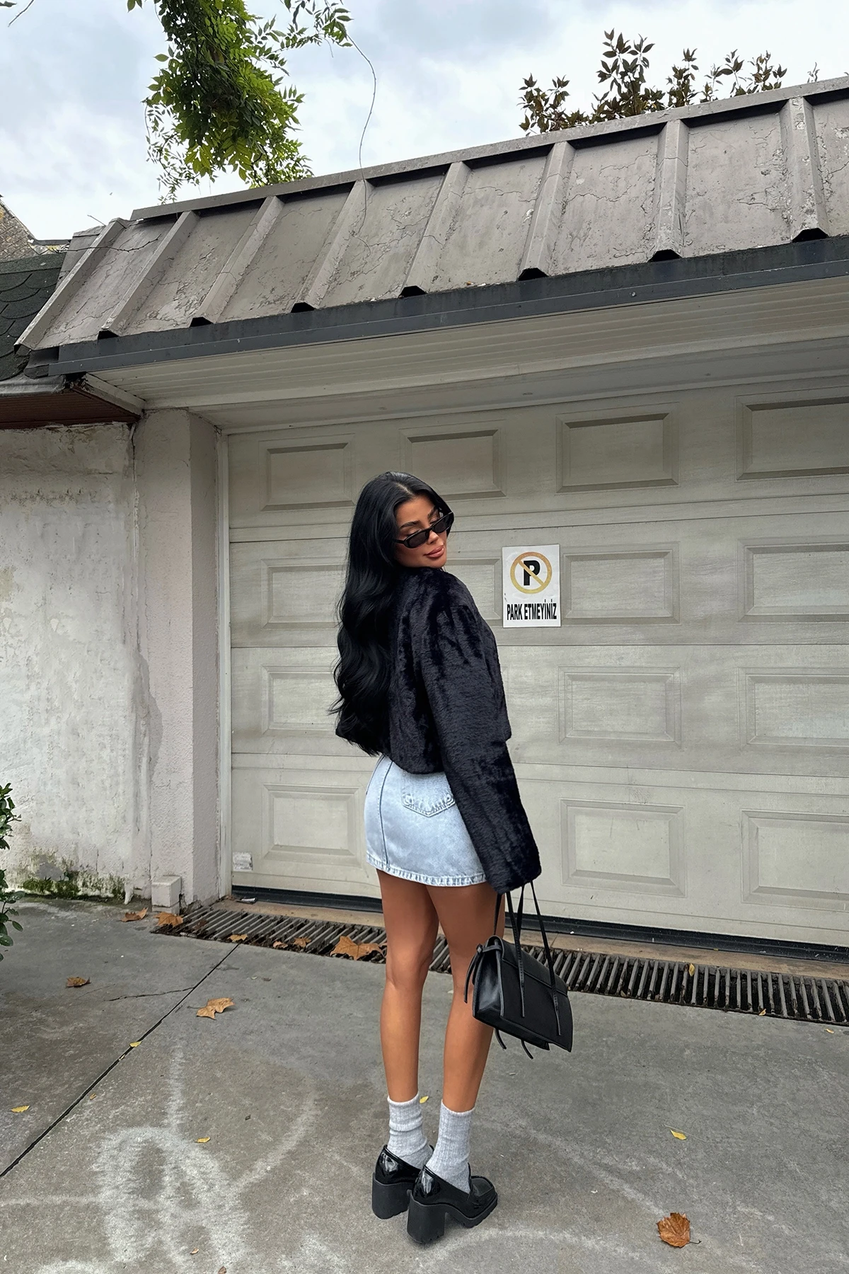 Picture of Black Button Detail Jacket