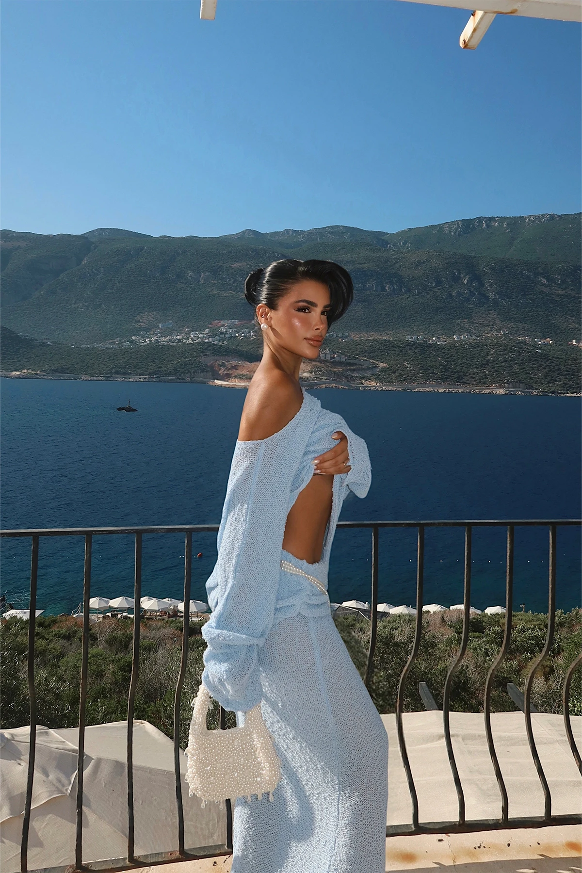 Picture of Blue Siedre Knitwear Set