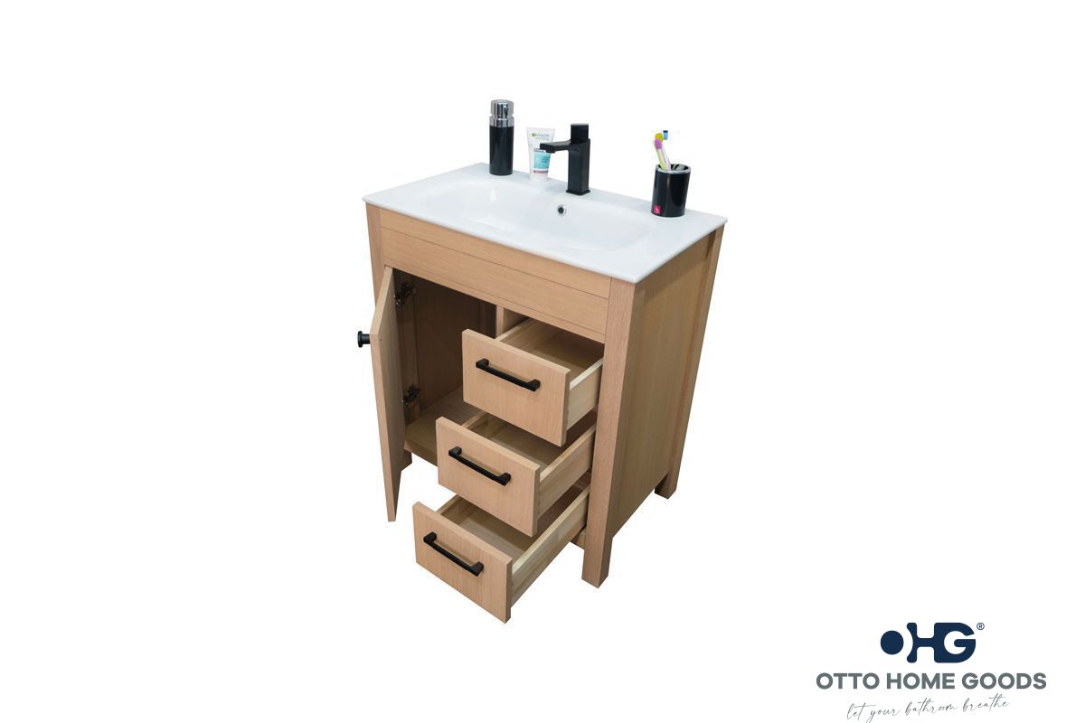 Picture of Aria Natural OAK Bathroom Cabinet