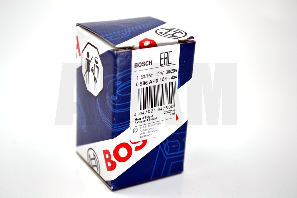 Picture of 12V 30/20A Çift Platin Mini Röle 5 Fişli Bosch 0986AH0151 Sapsız