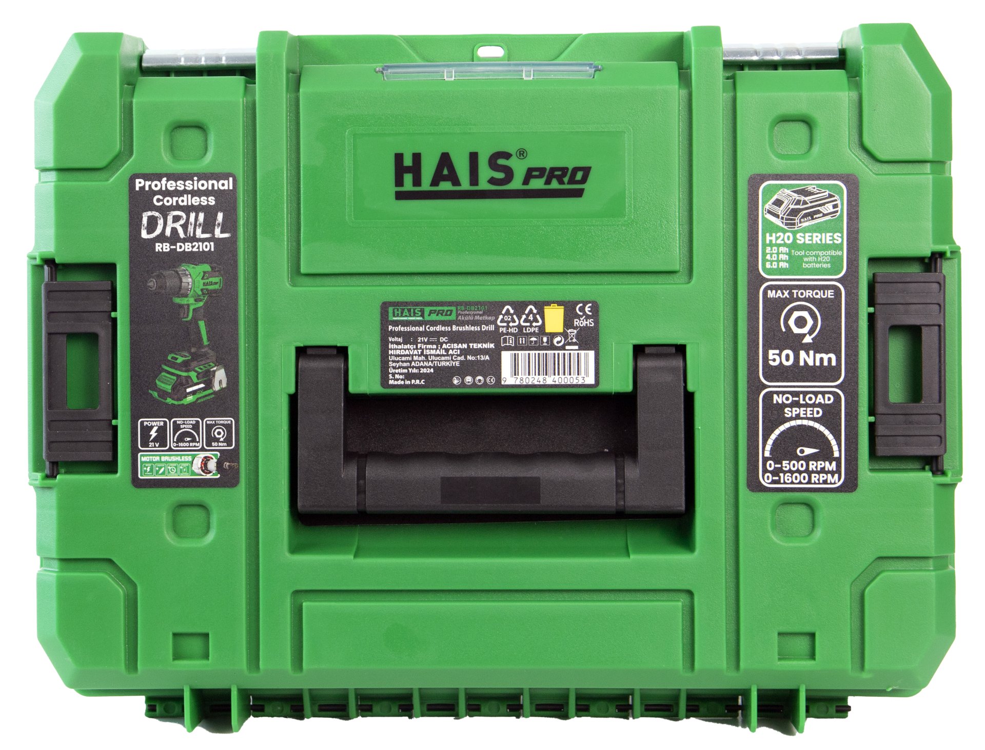 Picture of HAISPRO Profesyonel Vidalama Matkap 21 V 2.0 Ah Çift Akülü