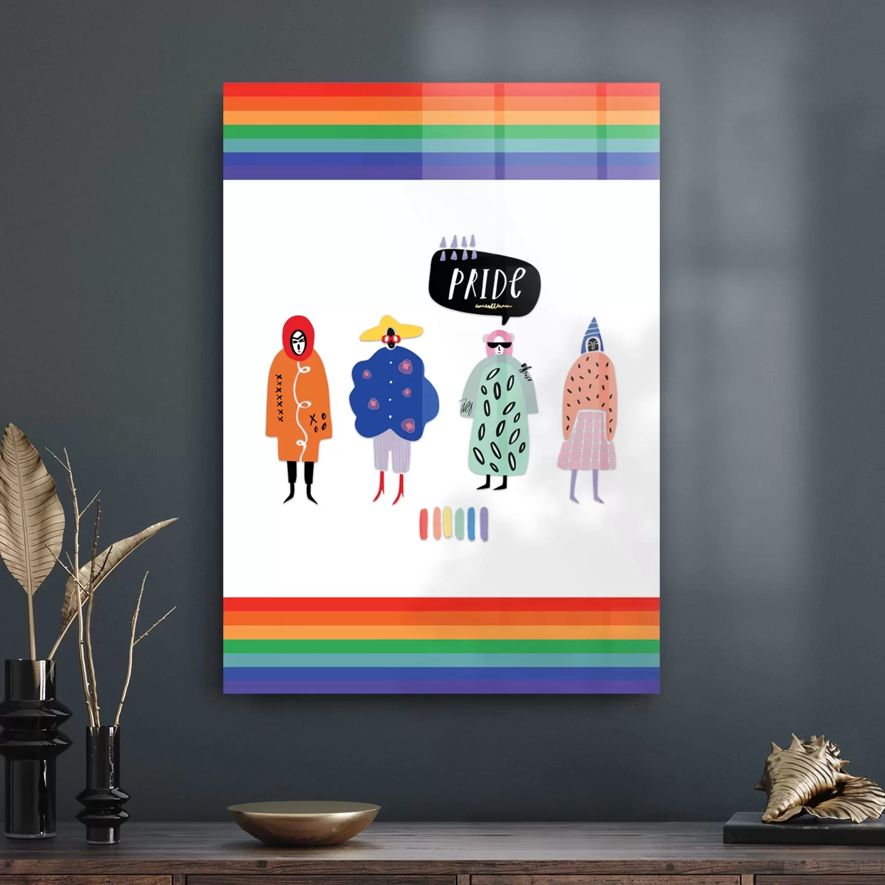 Picture of Decovetro Cam Tablo Pride 30x40 cm