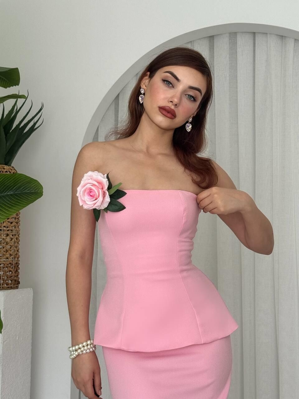 Picture of Spas Straplez Elbise