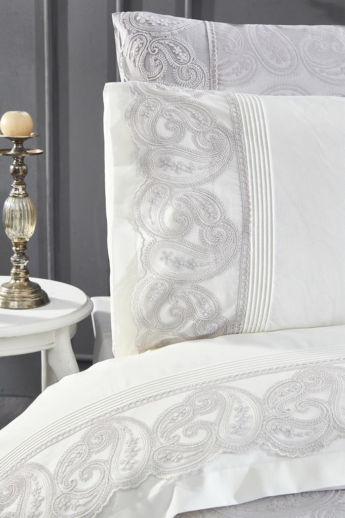 Picture of Çeyiz Diyarı Şal 7 Parça Gelin Seti Gri