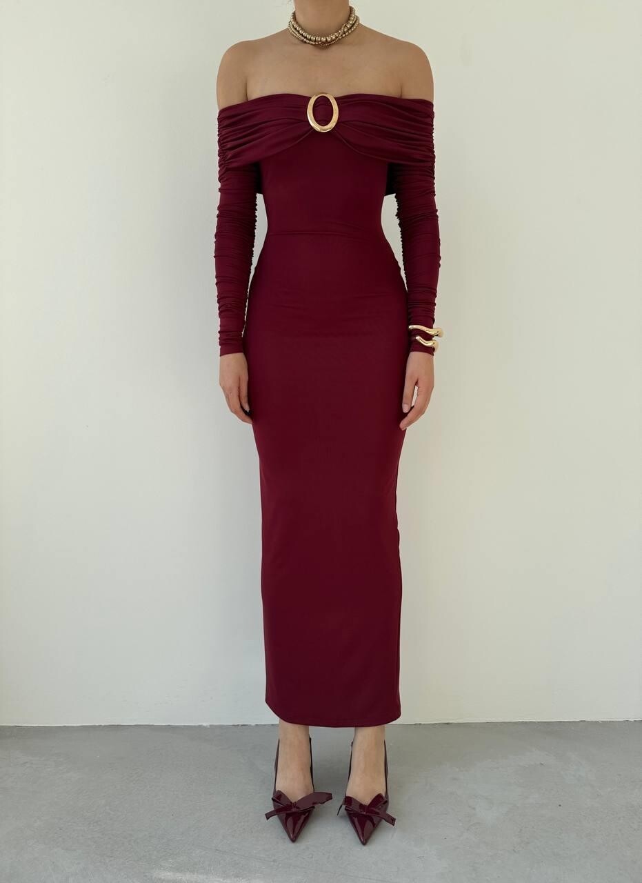 Picture of Maca Straplez Elbise