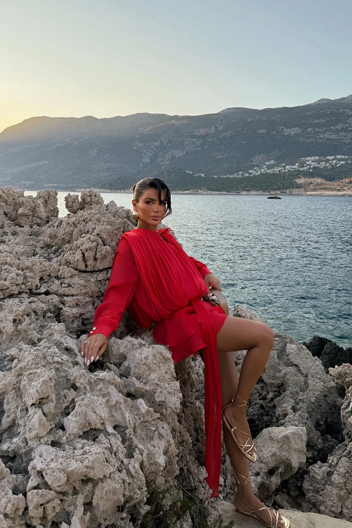 Picture of Red Salerno Mini Dress