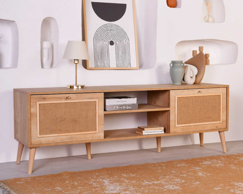 Picture of 2 Kapaklı Jüt Tv Ünitesi 180 cm