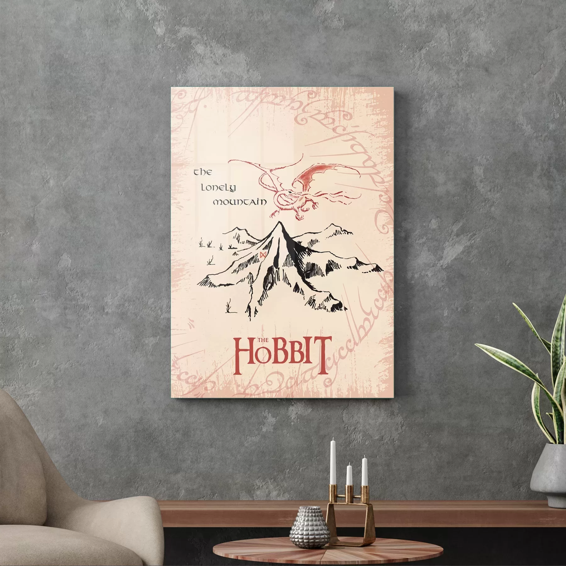 Picture of Decovetro Cam Tablo The Hobbit 70x100 cm
