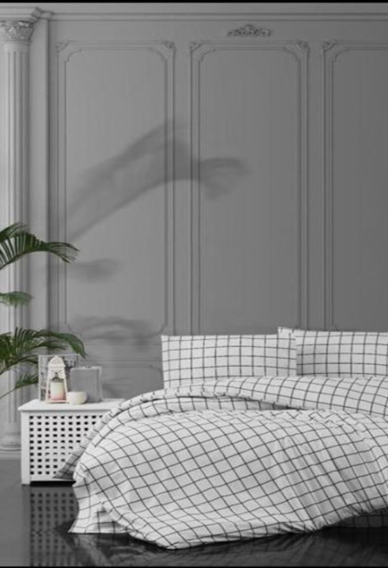 Picture of Çeyiz Diyarı Pari Çift Kişilik Nevresim Takımı Beyaz