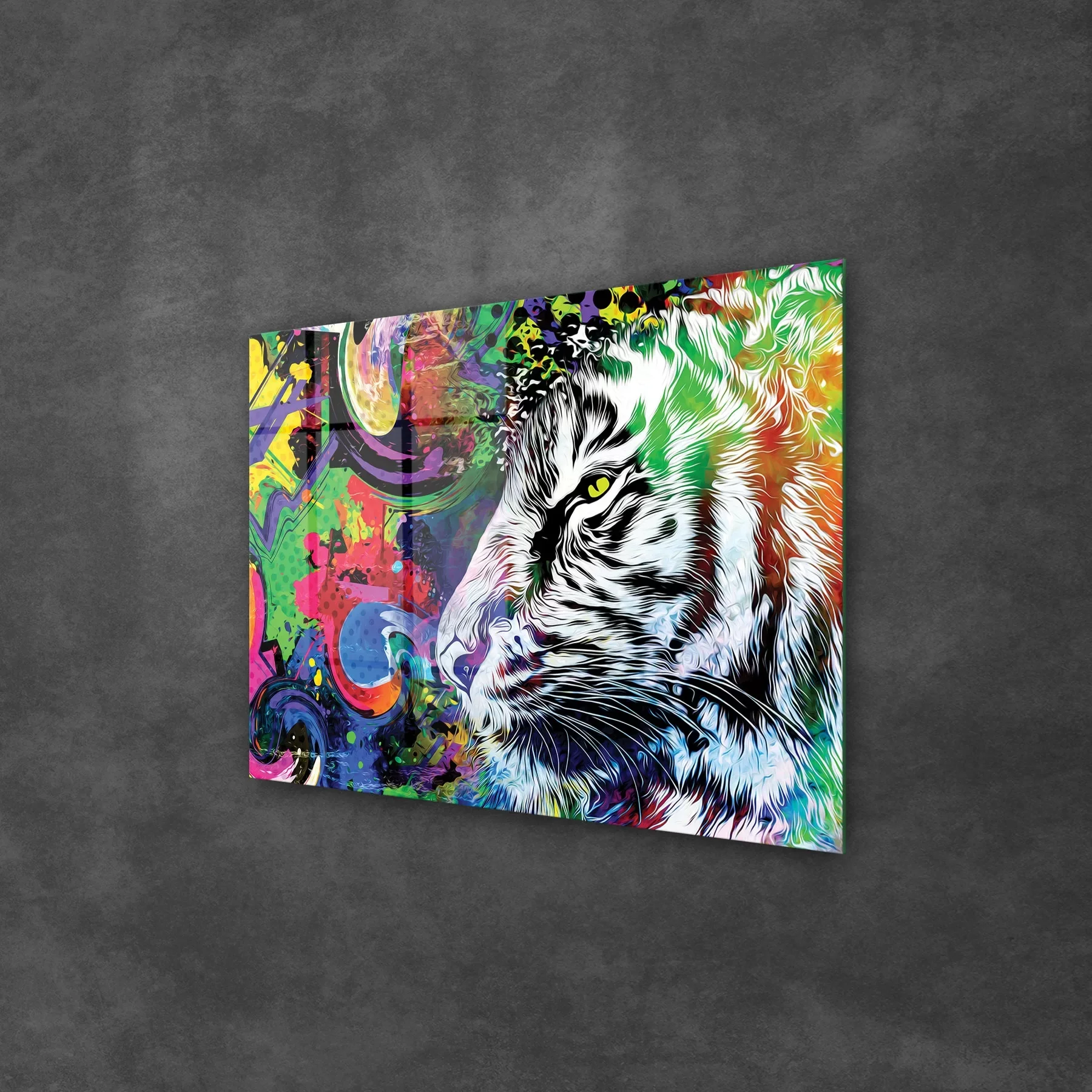 Picture of Decovetro Cam Tablo Pop Art Tiger 30x40 cm