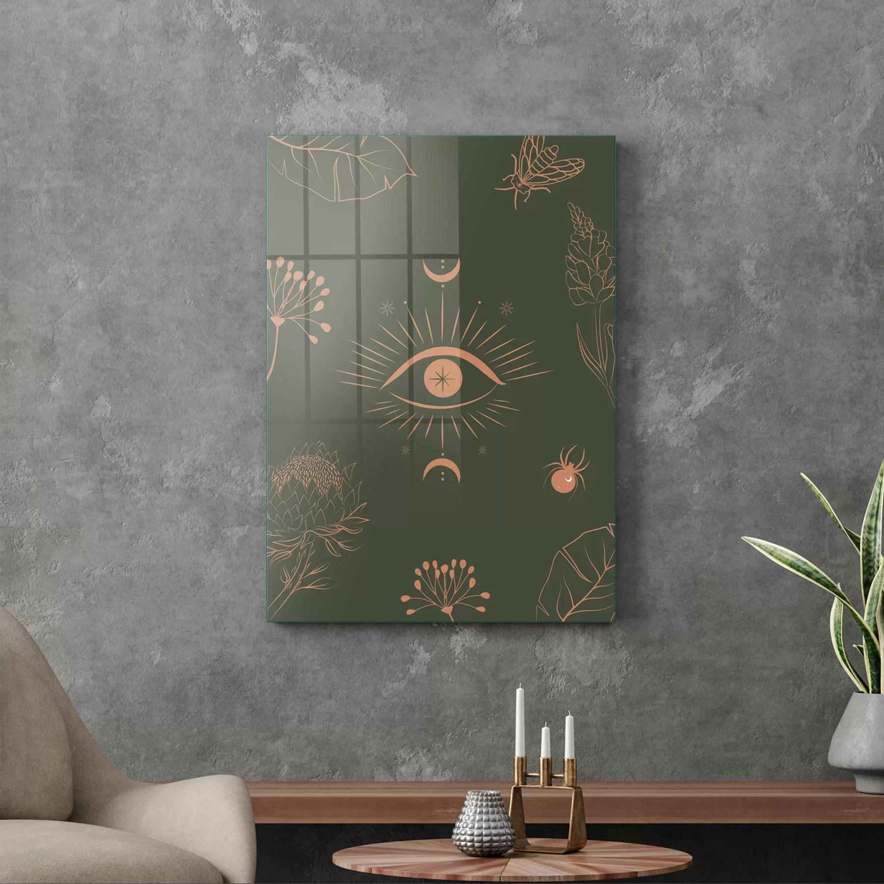 Picture of Decovetro Cam Tablo Dark Eye 70x100 cm