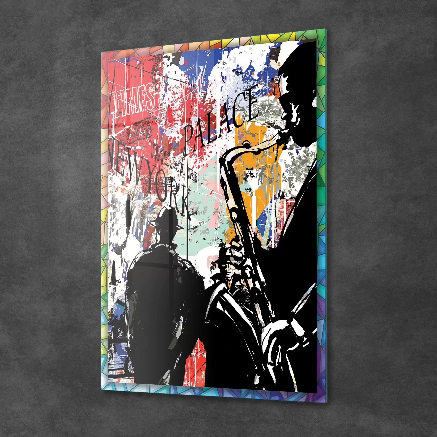 Picture of Decovetro Cam Tablo Pop Art Karma 50x70 cm