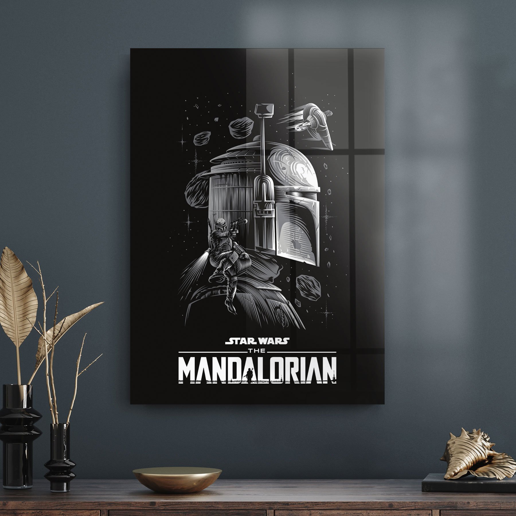 Picture of Decovetro Cam Tablo Star Wars Mandalorian 30x40 cm