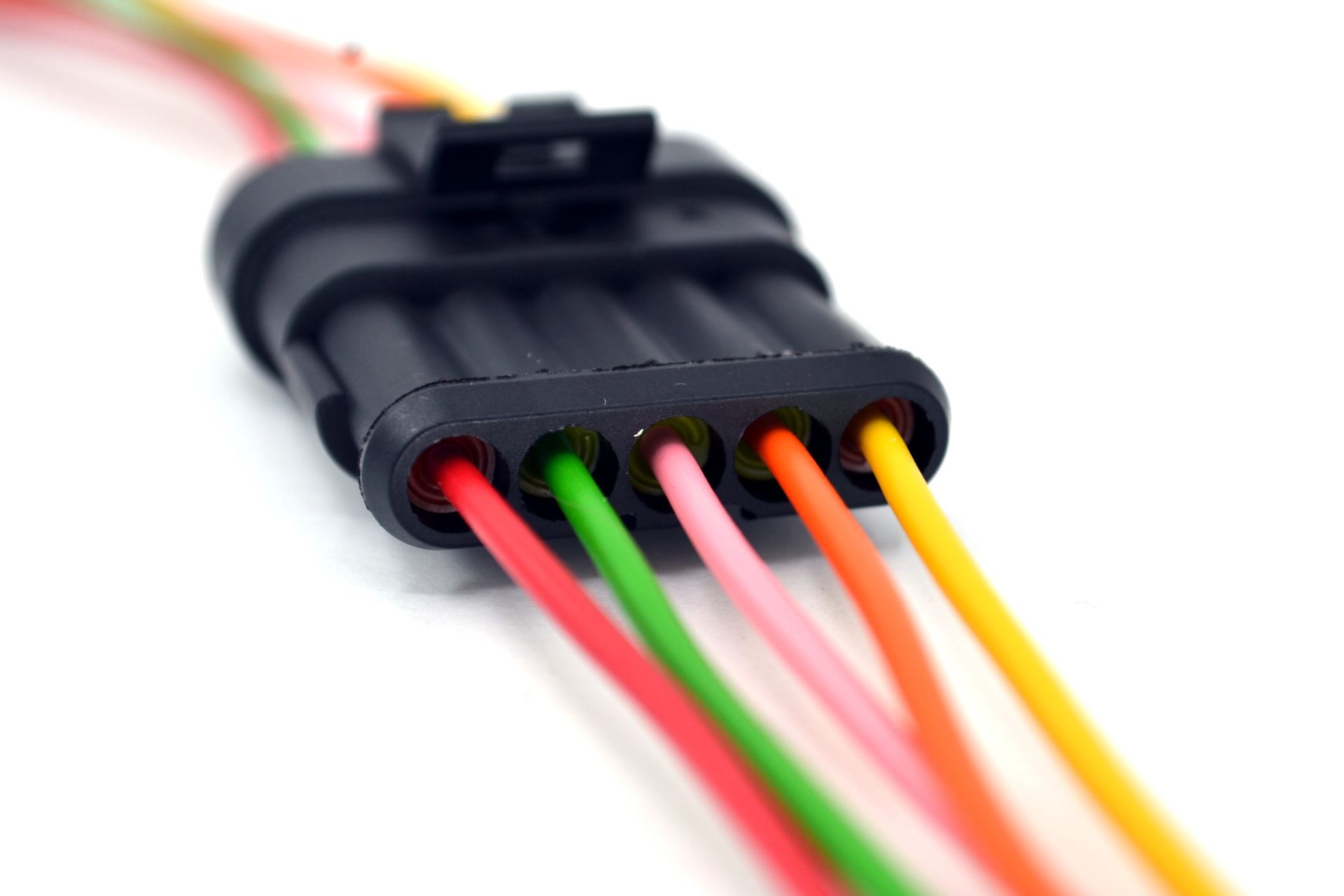 Picture of 1 Takım 5 Pin Kablolu Süper Seal Elektrik Soketi Su Geçirmez Konnektör MT-12