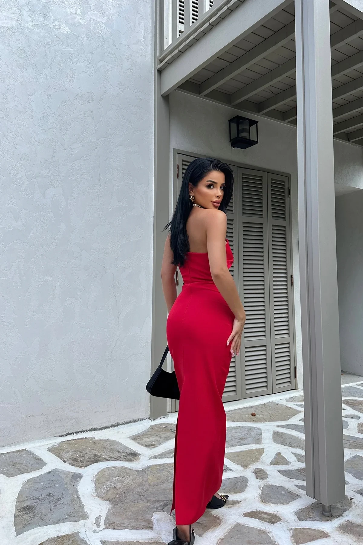 Picture of Red Design Dress